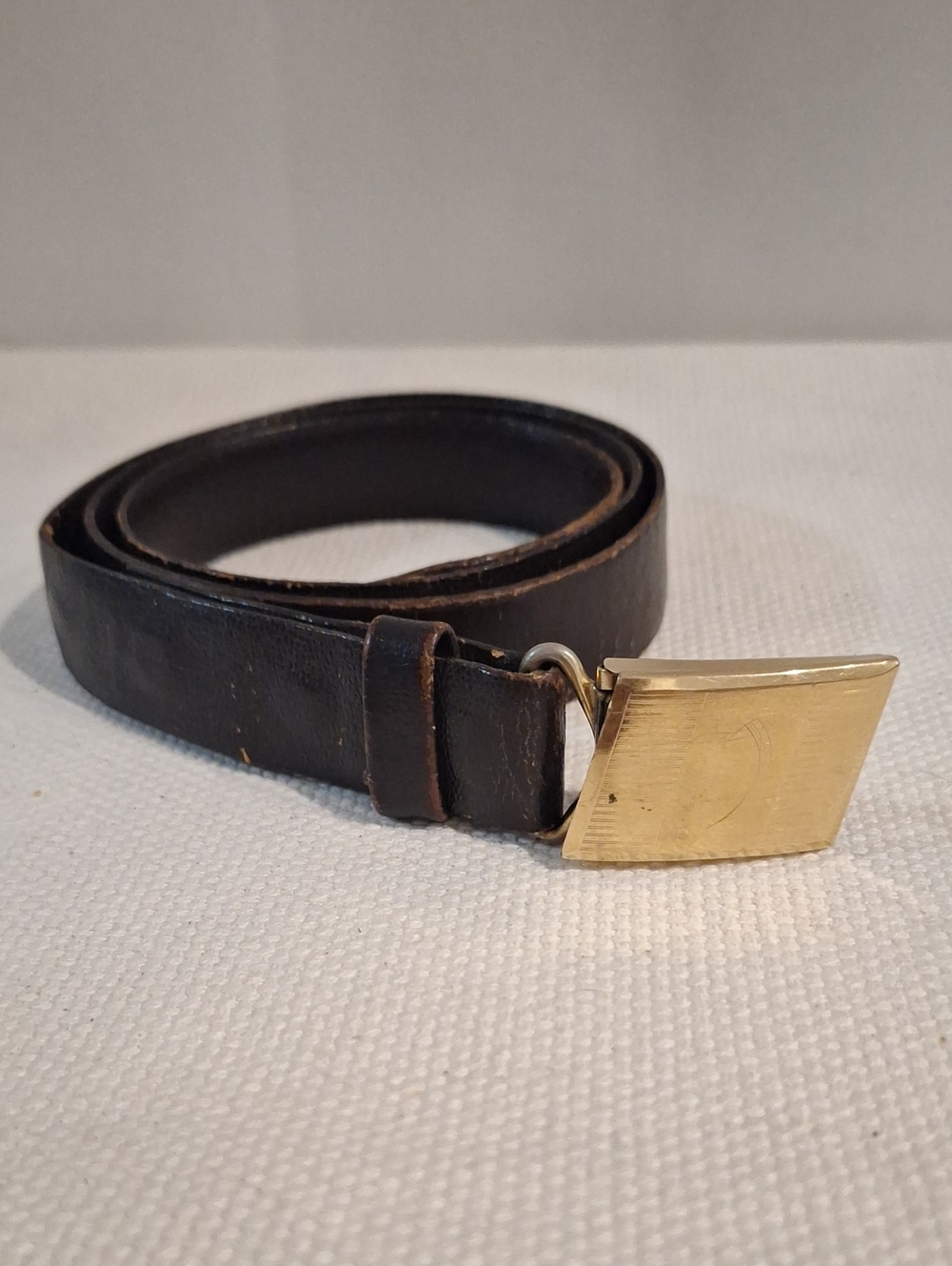 Hickok Classic Leather Belt with 10k Gold Filled Buckle